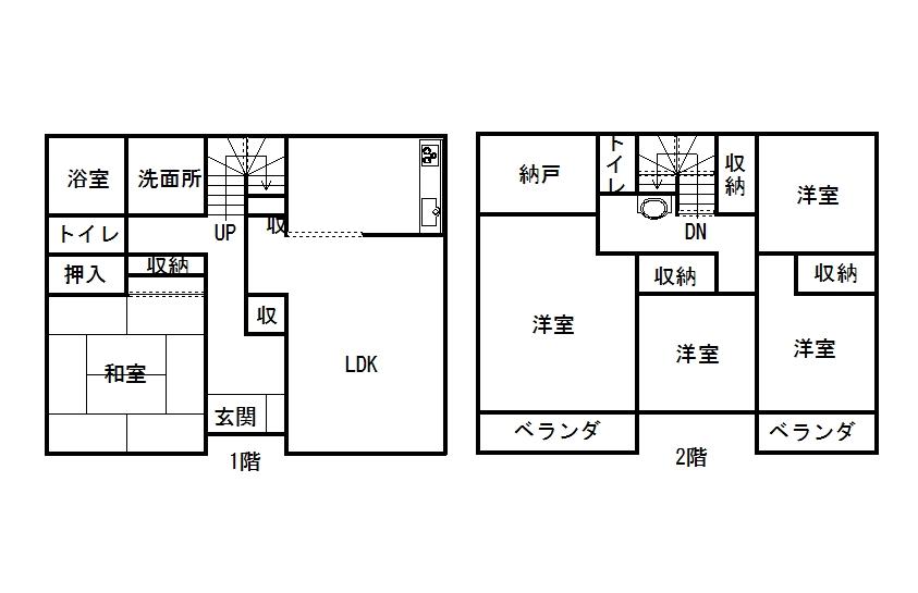 Floor plan. 12.3 million yen, 5LDK + S (storeroom), Land area 114.37 sq m , Building area 125.48 sq m floor plan