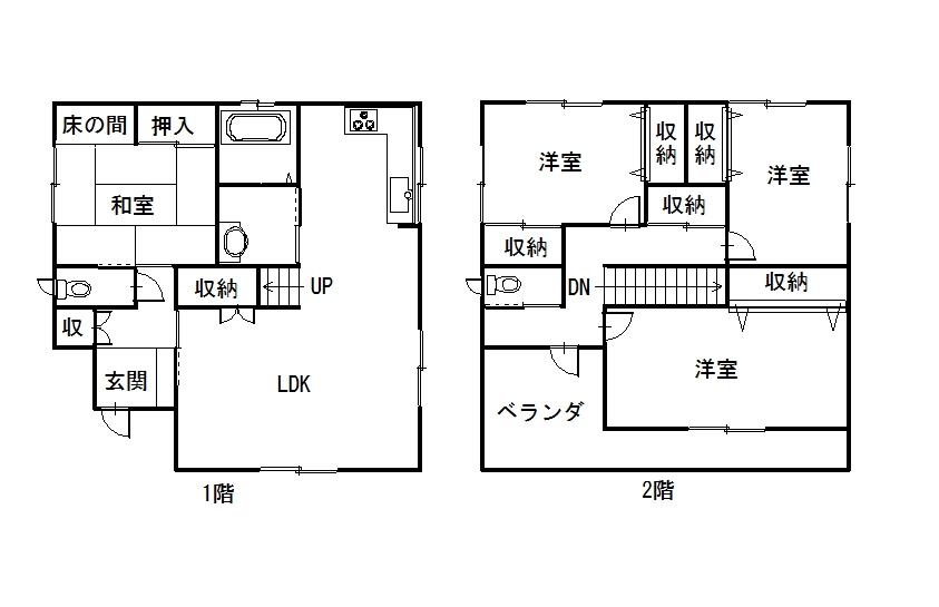 Floor plan. 17.8 million yen, 4LDK, Land area 187.43 sq m , Building area 117.19 sq m floor plan