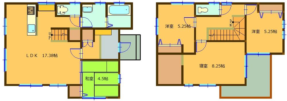 Floor plan. 20,300,000 yen, 4LDK, Land area 169.12 sq m , Building area 101.02 sq m