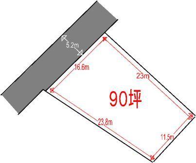 Compartment figure. Land price 7.2 million yen, Land area 300 sq m