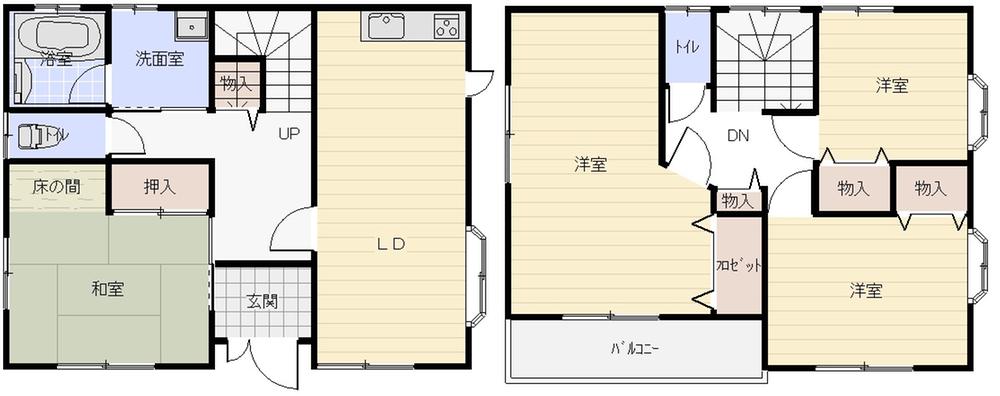 Floor plan. 11.8 million yen, 4LDK, Land area 201.39 sq m , Building area 99.43 sq m