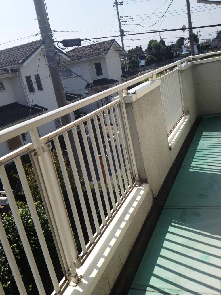 Balcony. Bright balcony