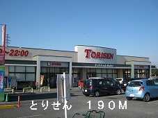 Supermarket. Torisen until the (super) 190m