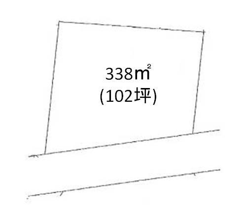 Compartment figure. Land price 17.3 million yen, Land area 338 sq m