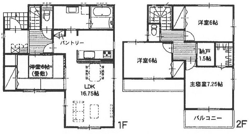 Floor plan. 20,990,000 yen, 4LDK, Land area 198.37 sq m , Building area 106.81 sq m