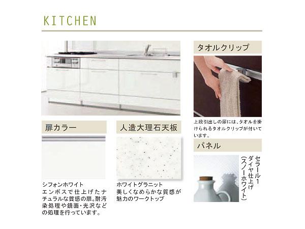 Same specifications photo (kitchen). Building 2 / Kitchen Specification Built-in dishwasher dryer Shower faucet construction with water purifier