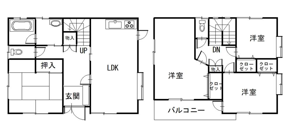 Floor plan. 11.8 million yen, 4LDK, Land area 201.39 sq m , Building area 99.43 sq m floor plan