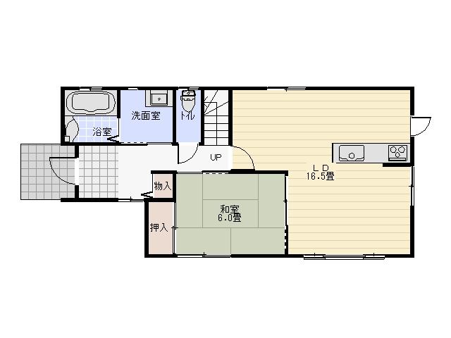 Floor plan. 16,990,000 yen, 4LDK, Land area 174 sq m , Building area 101.85 sq m 1F