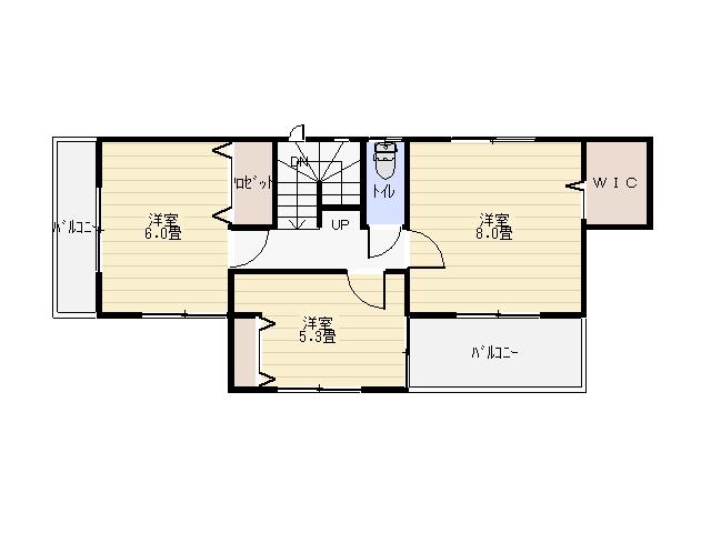 Floor plan. 16,990,000 yen, 4LDK, Land area 174 sq m , Building area 101.85 sq m 2F