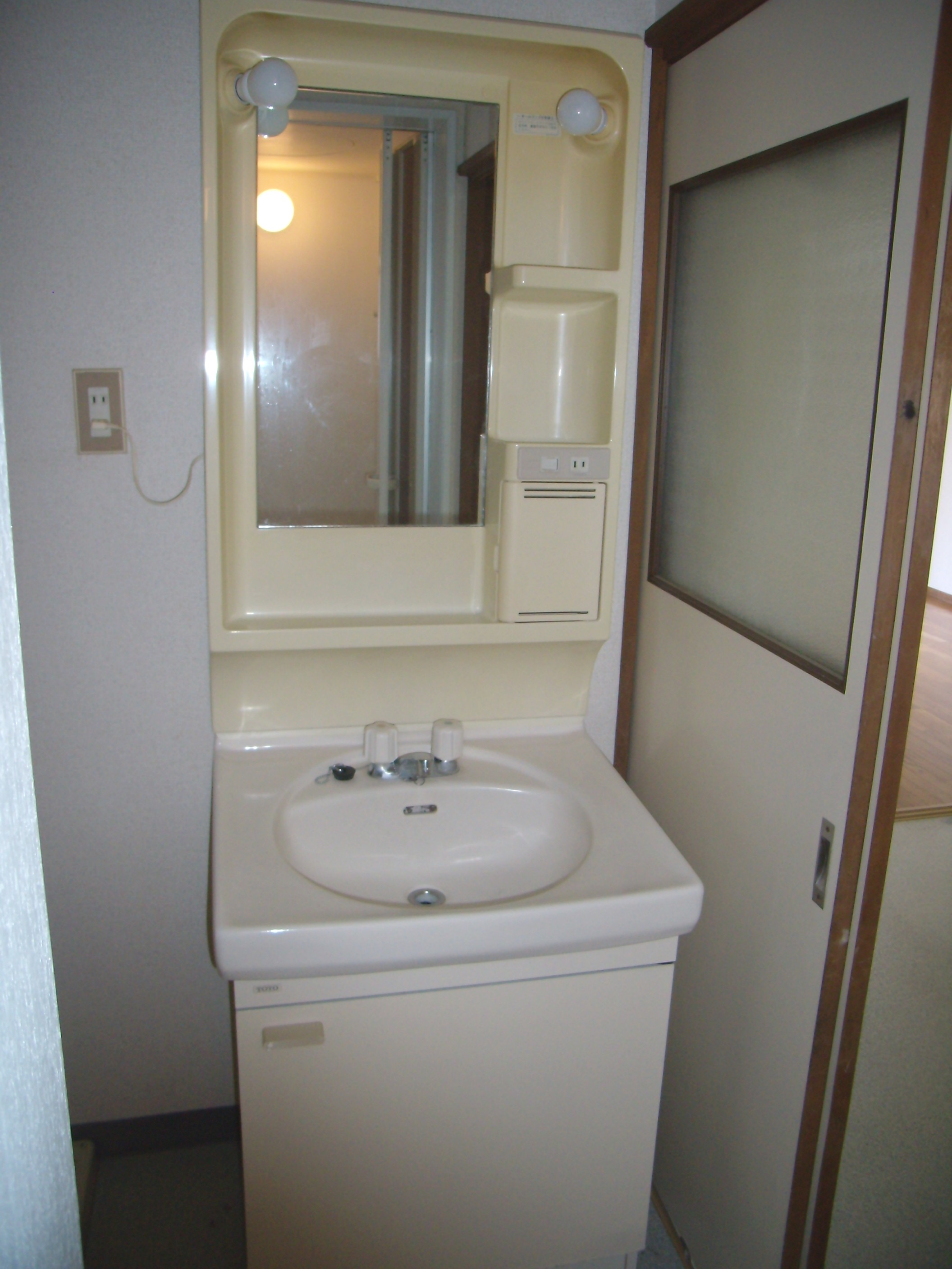 Washroom. Bathroom vanity