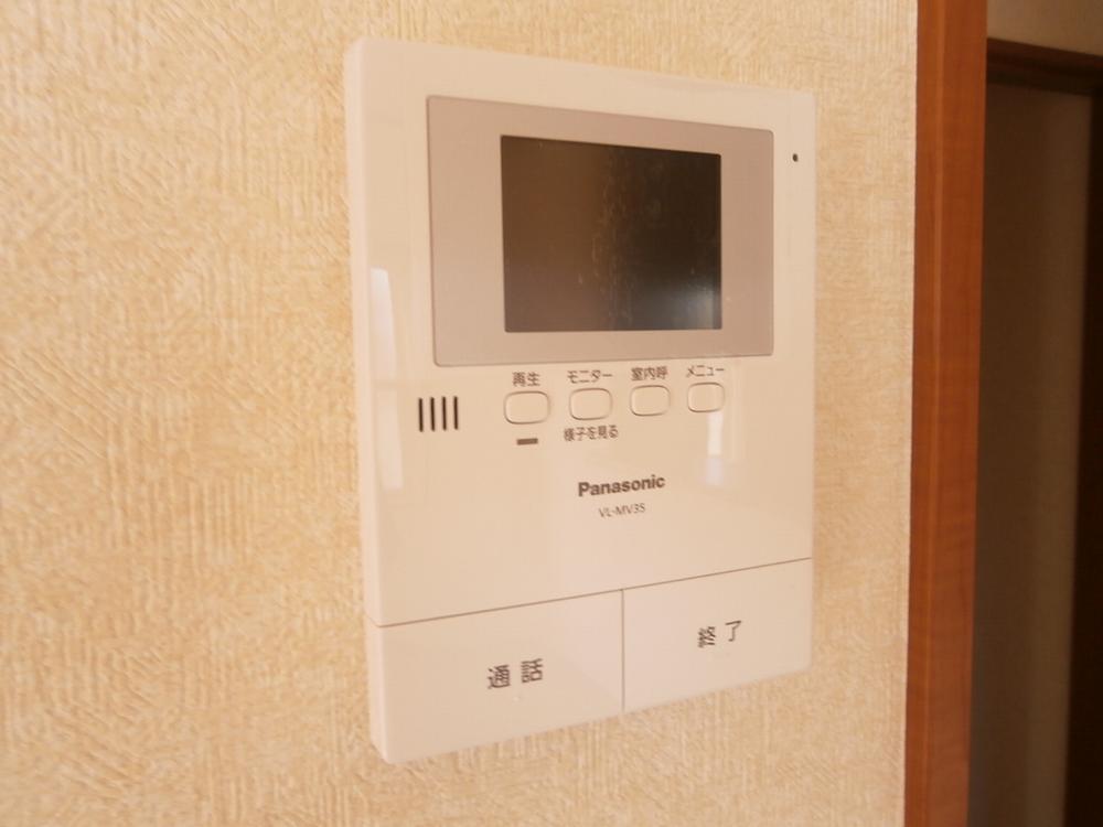 Security equipment. TV monitor with intercom