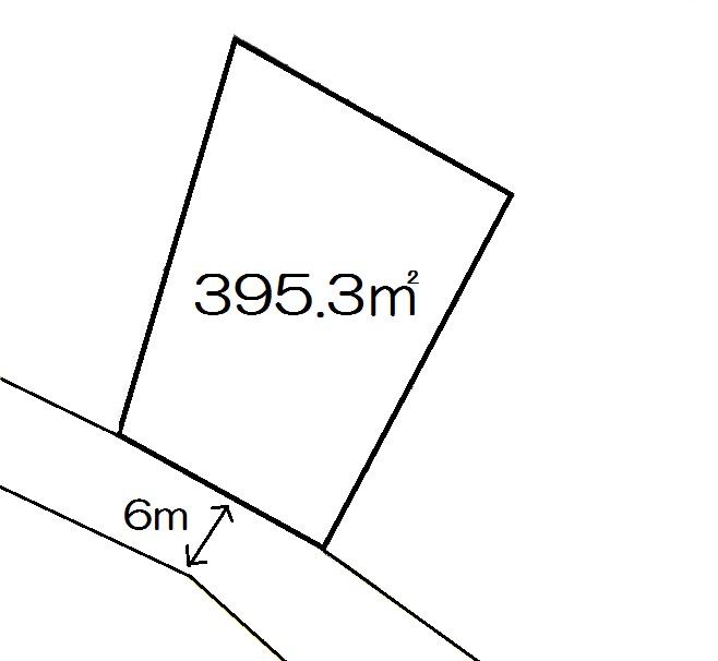 Compartment figure. Land price 16 million yen, Land area 395.3 sq m