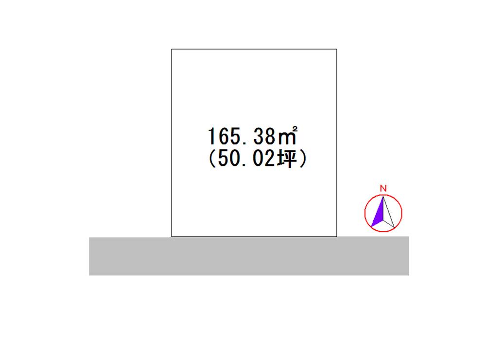 Compartment figure. Land price 9 million yen, Land area 165.38 sq m