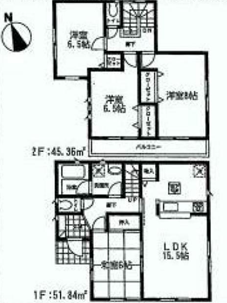 Floor plan. 18,800,000 yen, 4LDK, Land area 291.72 sq m , You outta luck housed in a building area of ​​98.2 sq m each room