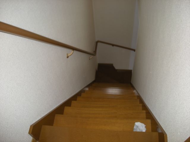 Other. Safe stairs with a handrail