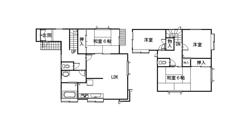 Floor plan. 12.5 million yen, 4LDK, Land area 115.25 sq m , Building area 101.02 sq m floor plan