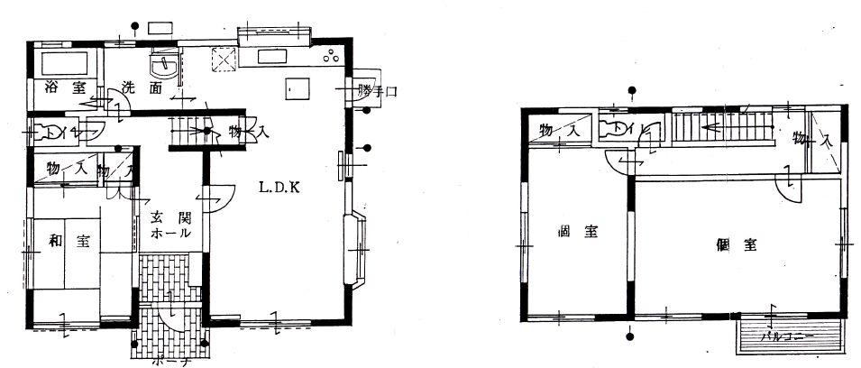 Floor plan. 11.5 million yen, 3LDK, Land area 205.9 sq m , Building area 107.26 sq m