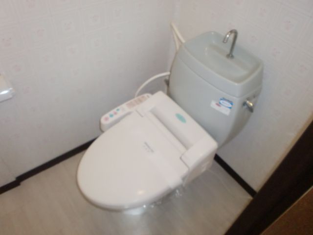 Toilet. Now it has a bidet. 