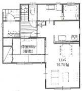Floor plan. 21,390,000 yen, 4LDK, Land area 193.35 sq m , Building area 106.81 sq m 1F part