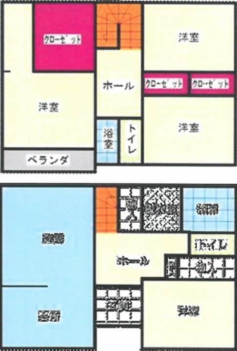 Floor plan. 17.2 million yen, 4LDK, Land area 239.68 sq m , Building area 113.25 sq m