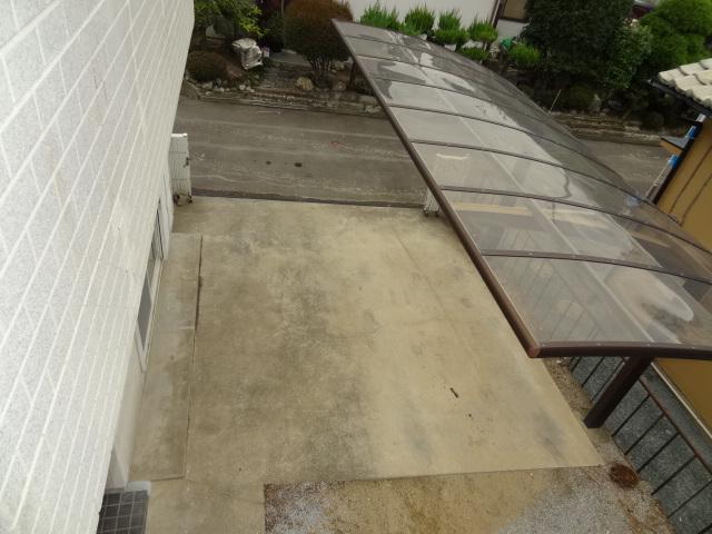 Parking lot. Carport part, From the second floor