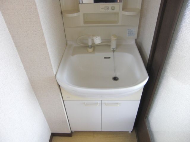 Washroom. With happy washbasin. Also you can have the room in the morning of preparation. 