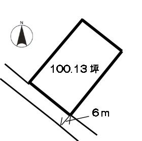 Compartment figure. Land price 16.8 million yen, Land area 331.01 sq m compartment view