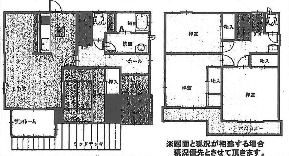 Floor plan. 12.8 million yen, 4LDK, Land area 200.07 sq m , Building area 109.71 sq m