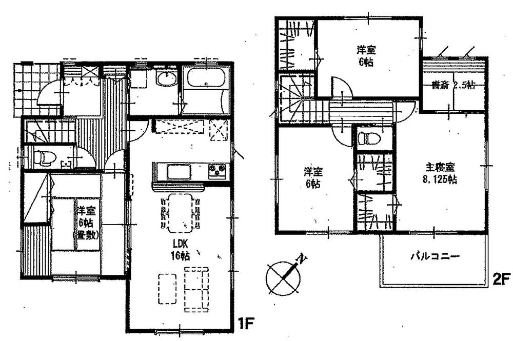Floor plan. 21,390,000 yen, 4LDK, Land area 222.18 sq m , Building area 107.02 sq m
