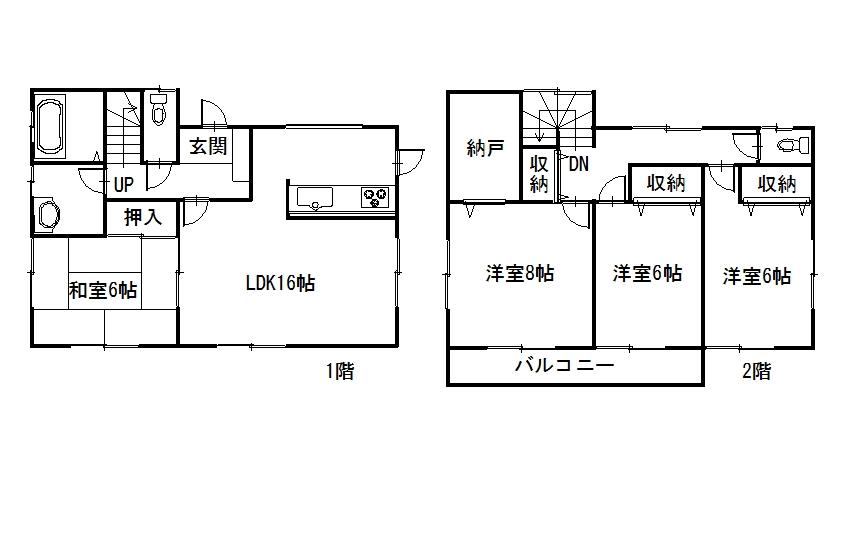 Floor plan. 17,900,000 yen, 4LDK + S (storeroom), Land area 273.12 sq m , Building area 105.98 sq m floor plan