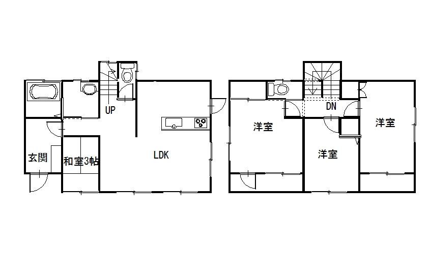 Floor plan. 12.9 million yen, 3LDK + S (storeroom), Land area 171.59 sq m , Building area 95.22 sq m floor plan