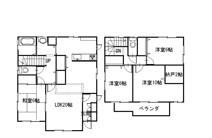 Floor plan. 24,800,000 yen, 4LDK, Land area 249.02 sq m , Building area 124.46 sq m floor plan