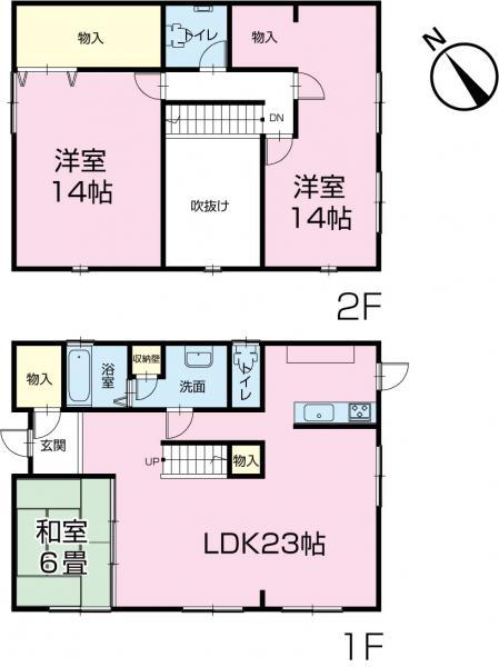 Floor plan. 15.8 million yen, 3LDK+S, Land area 246.16 sq m , Building area 134.99 sq m