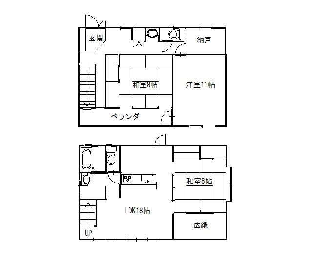 Floor plan. 11.9 million yen, 4LDK, Land area 253.65 sq m , Building area 123.53 sq m floor plan