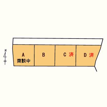 Compartment figure. Land price 5 million yen, Land area 217.45 sq m compartment view