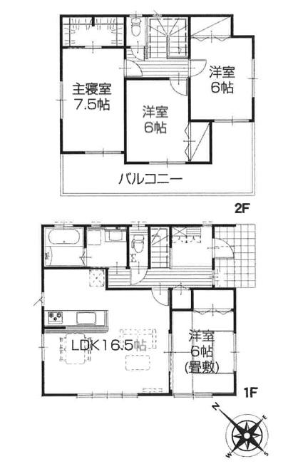Floor plan. 17,990,000 yen, 4LDK, Land area 160.93 sq m , Building area 103.91 sq m