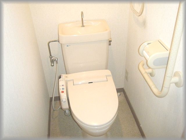 Toilet. With Washlet