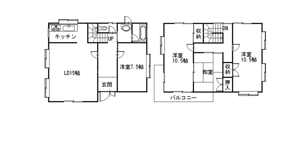 Floor plan. 13 million yen, 4LDK, Land area 294.78 sq m , Building area 127.31 sq m