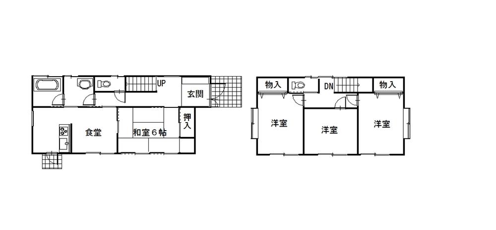 Floor plan. 9.8 million yen, 4LDK, Land area 297.69 sq m , Building area 83.62 sq m floor plan