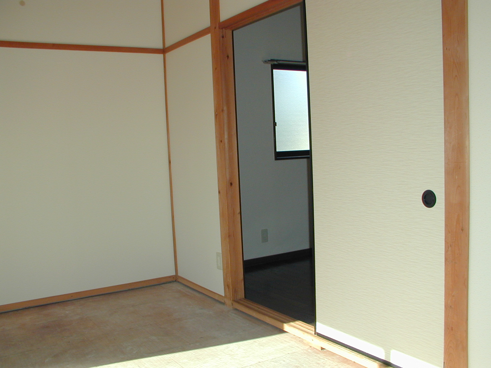 Living and room. Sliding door has also become clean