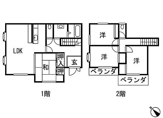 Floor plan. 9.8 million yen, 4LDK, Land area 240.33 sq m , Building area 98.54 sq m floor plan