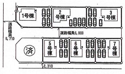 Compartment figure. 22,800,000 yen, 4LDK, Land area 198.99 sq m , Building area 101.65 sq m car park four OK! 