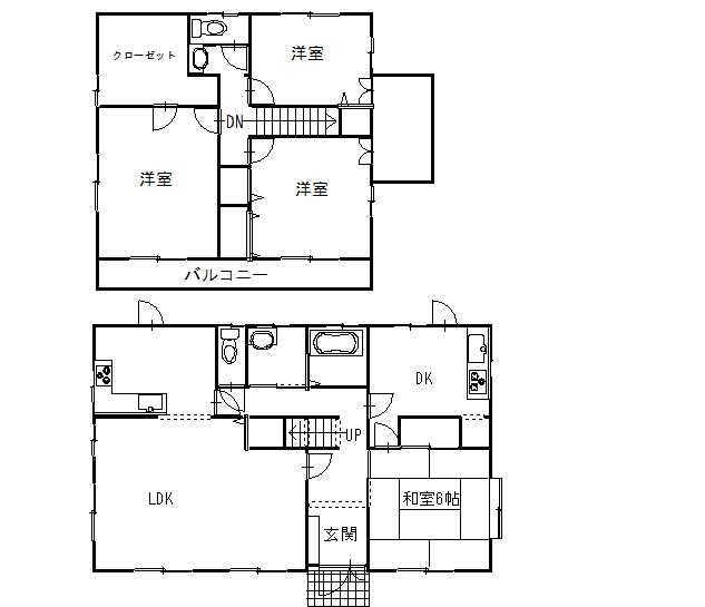 Floor plan. 20.8 million yen, 4LDK + S (storeroom), Land area 314.01 sq m , Building area 139.66 sq m floor plan