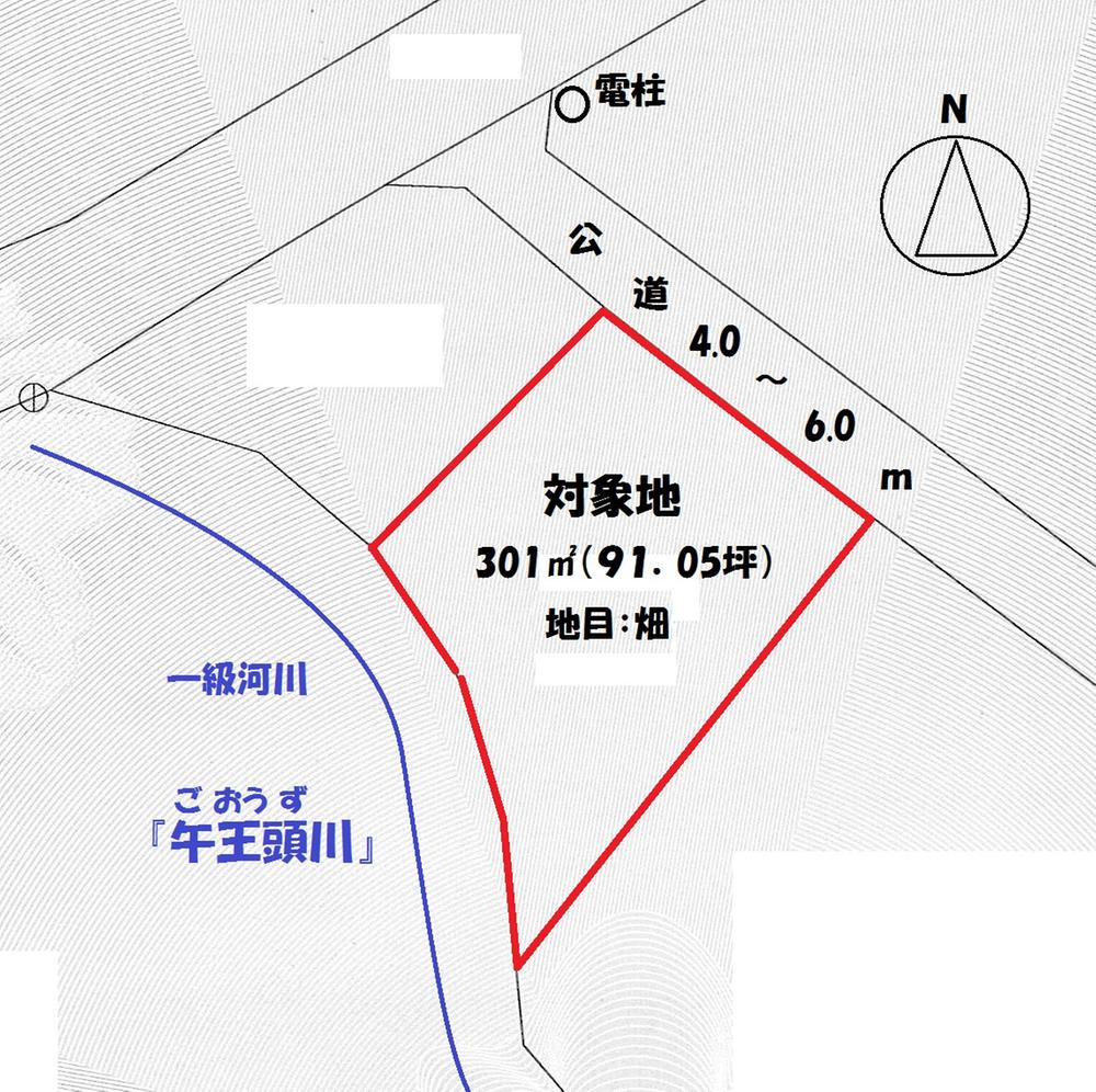 Compartment figure. Land price 5 million yen, Land area 301 sq m