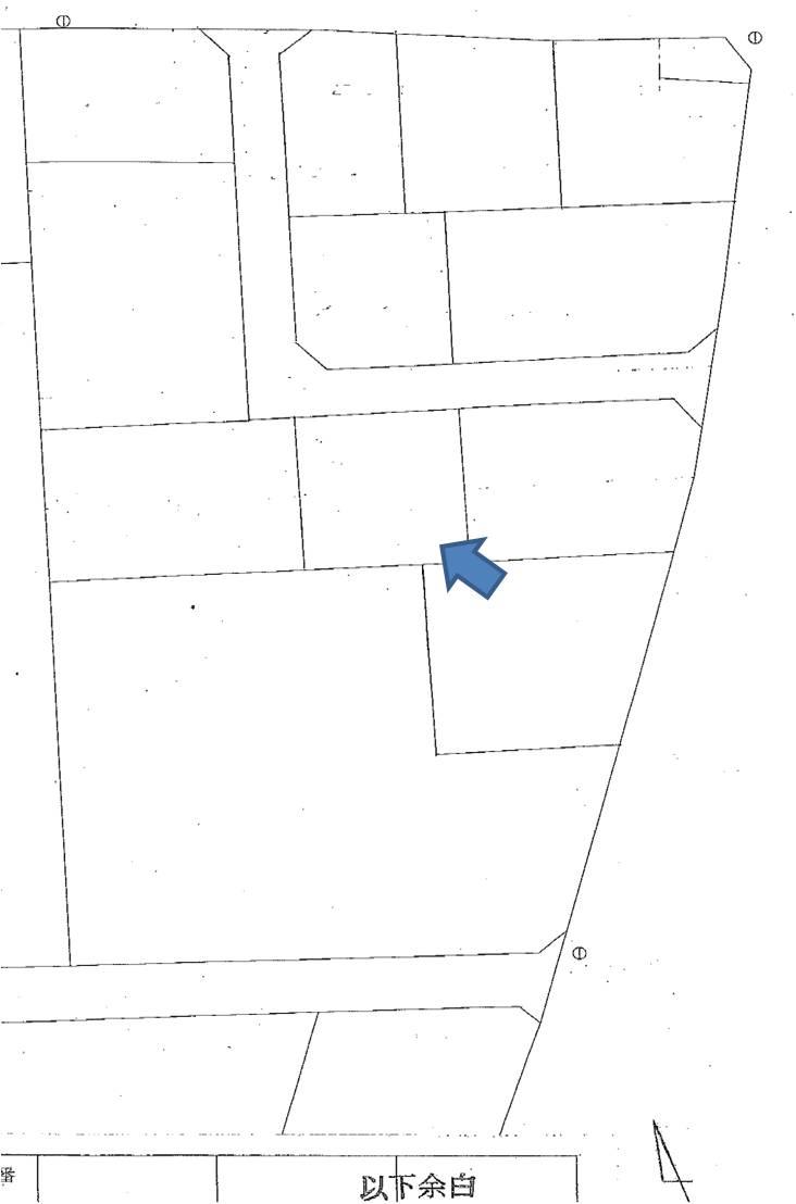 Compartment figure. Land price 5.36 million yen, Land area 246.22 sq m public view (arrow portion of the Property)