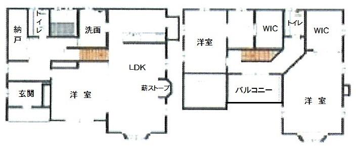 Floor plan. 12.5 million yen, 2LDK + 3S (storeroom), Land area 281.1 sq m , Building area 139.48 sq m