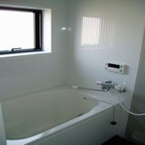 Bath. Clean full bathroom ventilation window is also large, bright