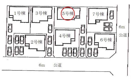 Compartment figure. 19.9 million yen, 4LDK, Land area 215.72 sq m , It was secured building area 105.16 sq m car park 3 cars! But is parallel parking, That amount, Also widely price also has become cheaper site! 
