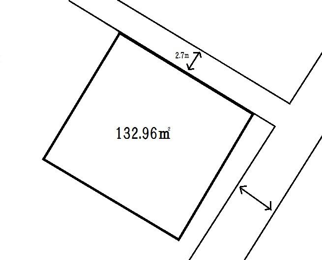Compartment figure. Land price 8 million yen, Land area 132.96 sq m