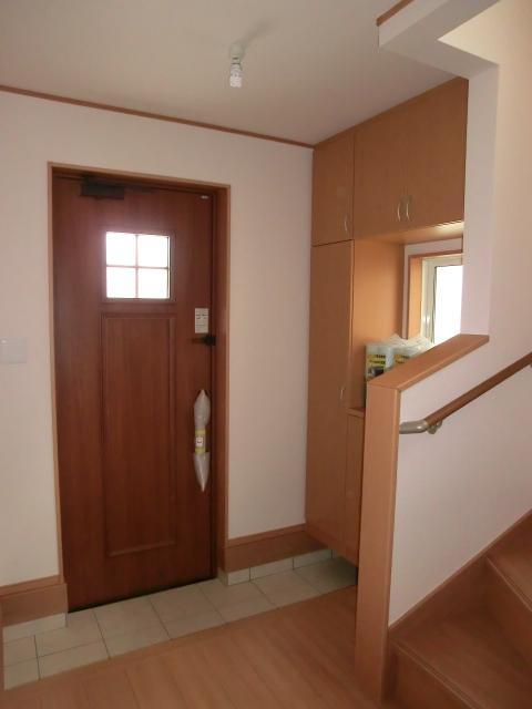 Entrance. Local shooting